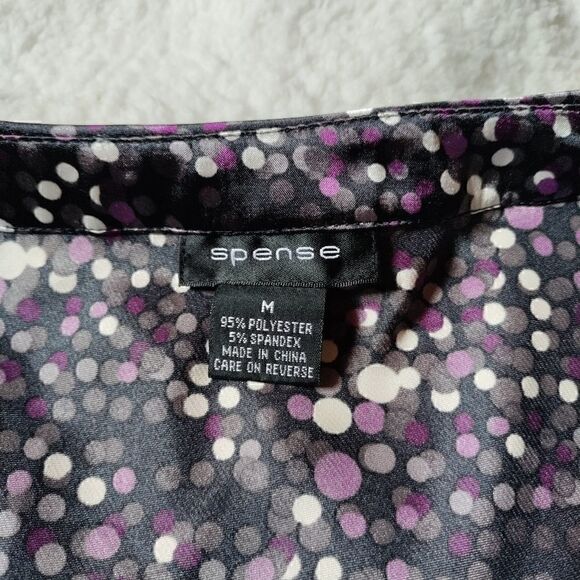 𝅺spense polkadot multicolor sleeveless blouse - Picture 3 of 3